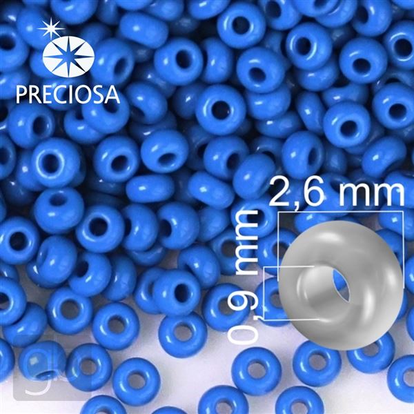 Preciosa rokajl 9/0 2,6 mm 20 g Modr 33210