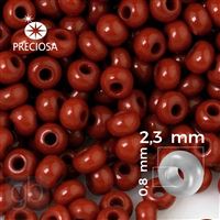 Preciosa rokajl 10/0 2,3 mm 20 g  Hnedá 93300