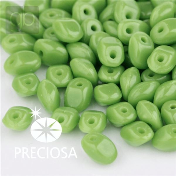 Preciosa SOLO korlky  2,5 x 5 mm Zelen 53330 10 g