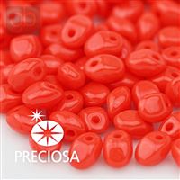 Preciosa SOLO korálky 2,5 x 5 mm Oranová NEON 93180 10 g